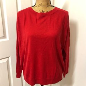 ❤️ NWT Cashmere Sweater Crew Neck Red